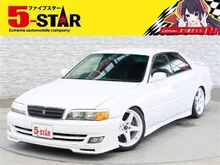 トヨタチェイサー後期 5速MT HKSマフラー&車高調 ENKEI18AWの画像