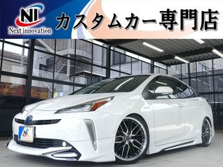 トヨタプリウス新品車高調/新品19アルミ/エアロ/Bluetoothの画像