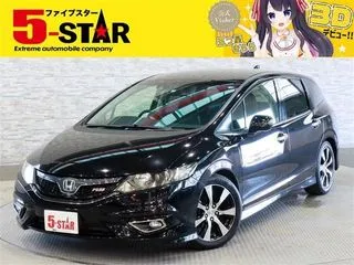 ホンダジェイドローダウン 黒半革シート バックカメラの画像