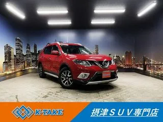 ニッサンエクストレイルガラスル-フ 禁煙車 4WD 純正ナビ Bカメラの画像