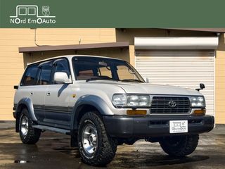 トヨタランドクルーザー80バン最終年式平成9年/後期限定パールツートンの画像