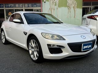 マツダRX-8/6速MT/禁煙車/社外ナビ/HIDヘッドの画像