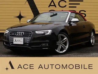 アウディS5カブリオレ赤幌 赤黒革 アシスタンスPKG ACC B&Oの画像