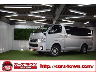 トヨタハイエースバン純正7型ナビ/バックカメラ/社外アルミの画像