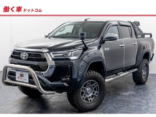 トヨタハイラックスアルパインナビ TRD17inAW GI GEARカスタムの画像