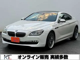 BMW6シリーズクーペ革シート　サンルーフ　テレビ　アルミの画像