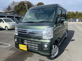 スズキエブリイワゴン届出済未使用車　衝突軽減ブレーキ　禁煙車の画像