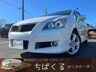 トヨタブレイド後期 V6　純正メーカーナビ 黒革シート ETCの画像