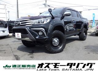 トヨタハイラックスTRD製オバフェン ボディリフトアップ改の画像