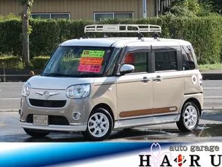 ダイハツムーヴキャンバスデカナビ　ルーフラック　全方位モニターの画像