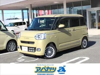 ダイハツムーヴキャンバス届出済未使用車　両側パワードア　ナビTVの画像