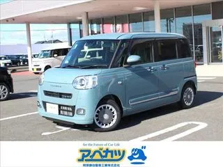 ダイハツムーヴキャンバス届出済未使用車　両側パワードア　ナビTVの画像