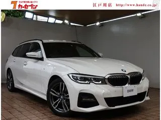 BMW3シリーズツーリング1オーナー ナビ TV フルセグ BT 赤革の画像