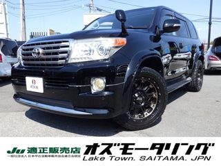 トヨタランドクルーザー都内ガレージ保管法人ワンオーナー車の画像