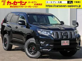 トヨタランドクルーザープラド寒冷地　TRD　革　Wバッテリー　ナビTVの画像