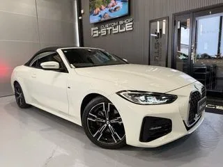 BMW4シリーズカブリオレ純正18AW 赤革シート 電動シート 360カメラの画像