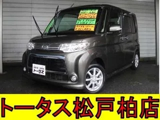 ダイハツタント禁煙　1オナ　ナビ　AUX　電スラ　i-stopの画像