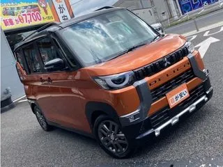 ミツビシデリカミニD1禁煙車W電動スライドドアLEDヘッドライトの画像