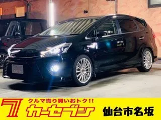 トヨタプリウスαALPINEナビ　ガナドール　BLITZ車高調の画像