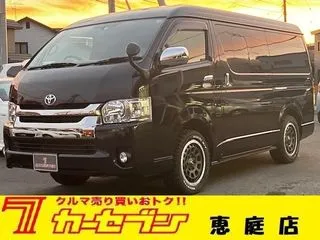 トヨタハイエースバン寒冷地仕様 ベットキット WORK17インチAWの画像