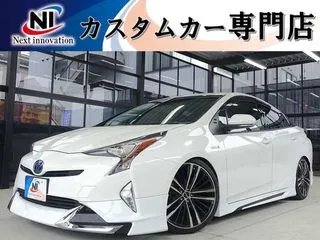 トヨタプリウスTSS新品車高調新19AW新革調ナビBT/ドラレコの画像