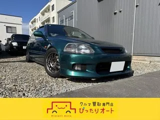 ホンダシビックレカロSR3 ENKEI RCT5 エキマニ 2DINナビの画像