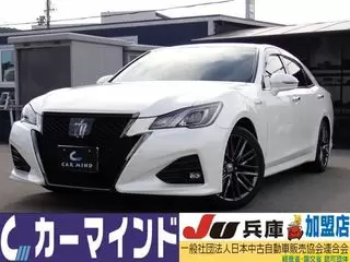 トヨタクラウン最終型特別仕様車　黒革シート純ナビ純18AWの画像