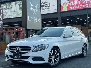 メルセデス・ベンツCクラスステーションワゴンハーフレザー ナビ Bカメラ TV ETC 禁煙車の画像