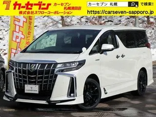 トヨタアルファード寒冷地　TV　黒革　TRD　フリップダウンMの画像