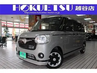 ダイハツムーヴキャンバス禁煙車・純正8型SDナビ・全方位カメラの画像