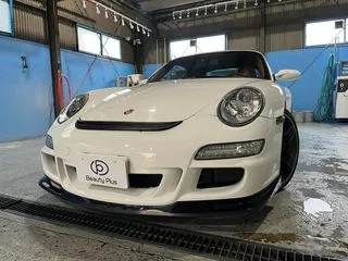 ポルシェ911ディーラー車　左ハンドル　赤革シートの画像