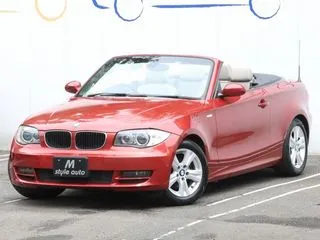 BMW1シリーズカブリオレホワイト本革シートヒーター ナビTV 記録簿の画像