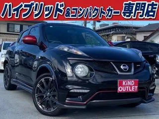 ニッサンジュークターボ 4WD ナビ BT音 Bカメラ 整備保証付の画像