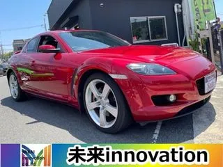 マツダRX-8タイプE　18インチAW　黒革シートの画像