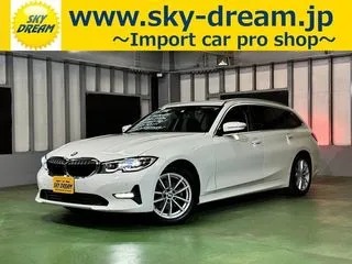 BMW3シリーズツーリングACC/黒レザーS/インテリジェントS/Carplayの画像