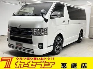 トヨタハイエースバン本州仕入 バックカメラ ベッドキット ETCの画像