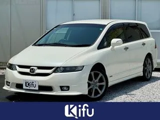 ホンダオデッセイ禁煙車後期型ナビBモニ黒半革の画像
