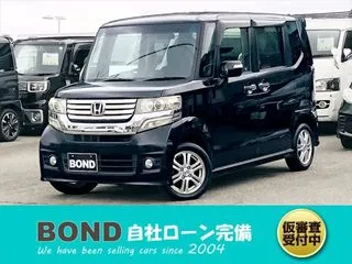 ホンダN　BOX後席モニター 両側PS 純正14AW 自社 ローンの画像