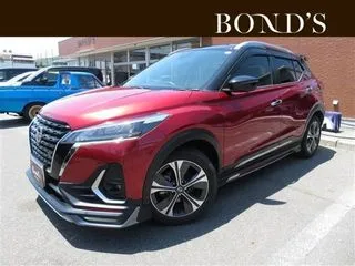ニッサンキックス1オーナー Rレール BUSOUフルエアロの画像
