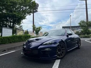 マツダRX-8レッグスポーツフルエアロ　社外マフラーの画像