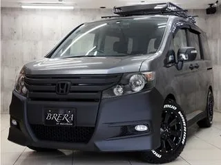 ホンダステップワゴン新品AW新品タイヤ新品Rラック両側電動ドアの画像