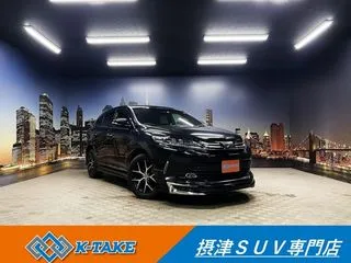 トヨタハリアー禁煙車　黒半革　純正ナビ レ-ダ-クル-ズの画像