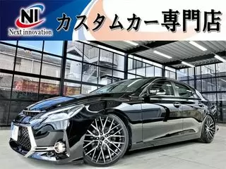 トヨタマークX新品車高調/新品19AW/新品黒革調/Bluetoothの画像