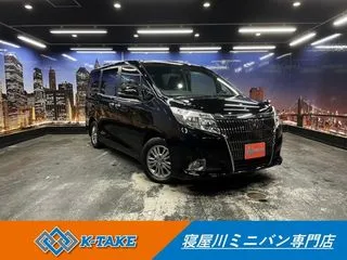 トヨタエスクァイア禁煙車 両側パワスラ 黒本革 純正ナビ ETCの画像