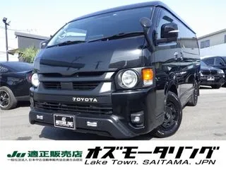 トヨタハイエースワゴンALPINEビックXナビクラシック丸目フェイスの画像