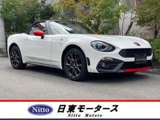 アバルト124スパイダー右H 6MT レコードモンツァ ETC パールの画像