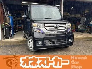 ホンダN　BOX1年保証　タイヤ4本新品　左側パワスラの画像