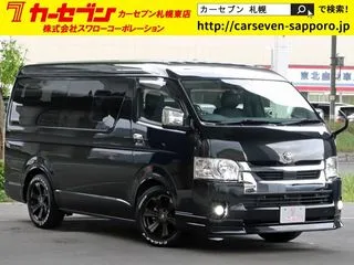 トヨタハイエースワゴン寒冷地　ベットキット　全方位M　ナビTVの画像