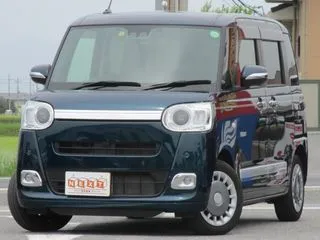 ダイハツムーヴキャンバス両側電動ドア 純正DPオーディオ フルセグTVの画像