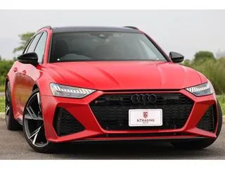 アウディRS6アバントexclusiveマットカラー22AW カーボンP B&Oの画像